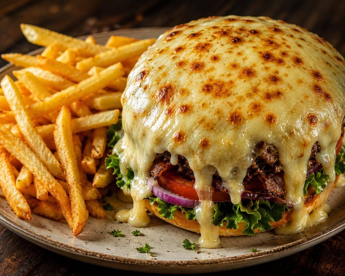 Burger Explozie de Branza 